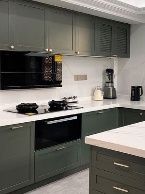 Kitchen Cabinet Design Artificial Stone Export Packing Wardrobe Cabinets