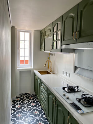 Home Furniture Kitchen Cabinets With  MDF Door Material