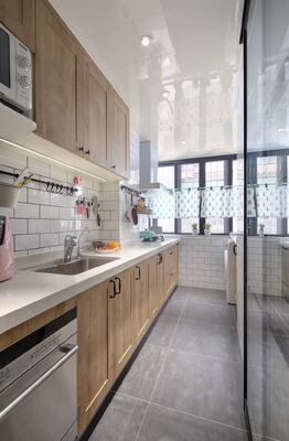 Modern Modular Lacquer Simple Design Shaker Customized Kitchen Cabinets