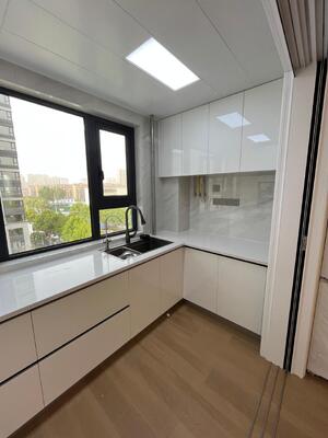 Plywood Door Material Modern Commercial Furniture Ready Made Kitchen Cabinets
