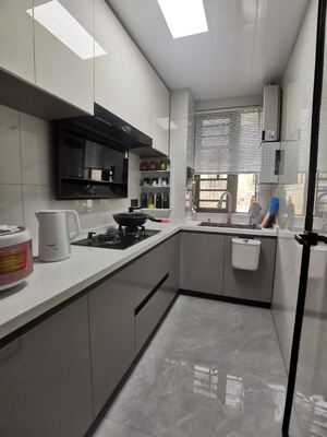 18mm MDF Shaker Style Kitchen Cabinets for Residence and Hotel
