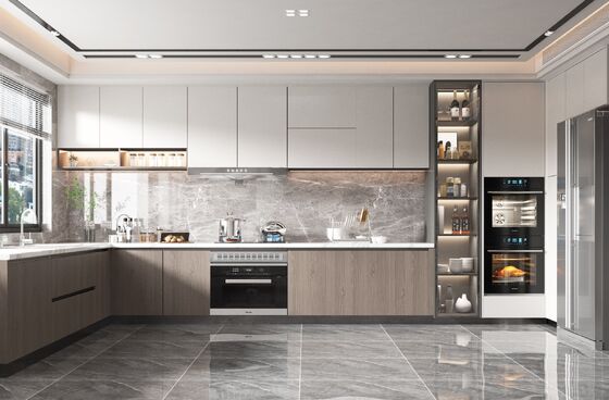 Wood Kitchen Cabinets Modern Cupboard Cabinet Custom Cabinetry Manufacturing