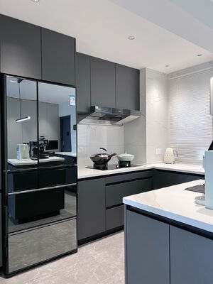 Custom Moisture Proof Kitchen Cabinets with Modular Design