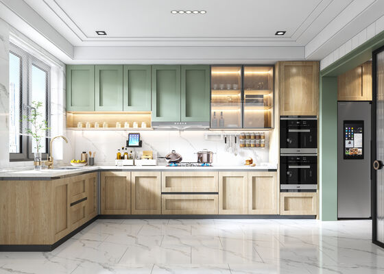 Custom Modern Kitchen Cabinets Modular Design for Residence Hotel