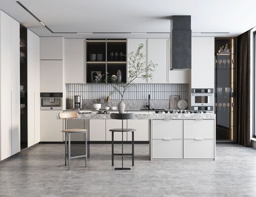 Modern Modular Kitchen Cabinet Southeast Asian Style Custom Design