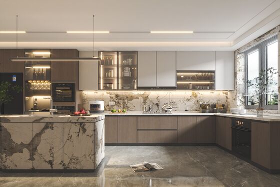 Modern Modular Kitchen Cabinet Southeast Asian Style Custom Design