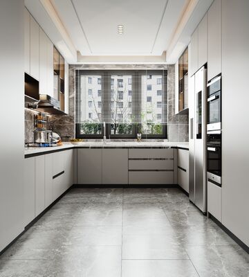 Modern Modular Kitchen Cabinet Southeast Asian Style Custom Design