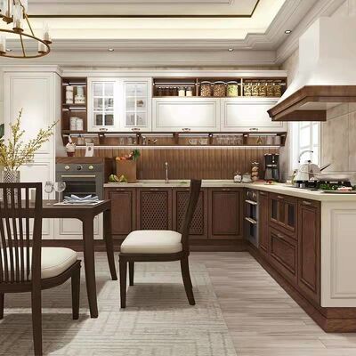Anti Fouling Kitchen Melamine Cupboards Custom Cabinet Makers