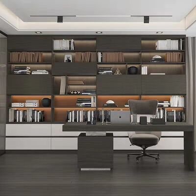 Custom Showcase Glass Display Bookcase E1 Mdf Board Matt Finish